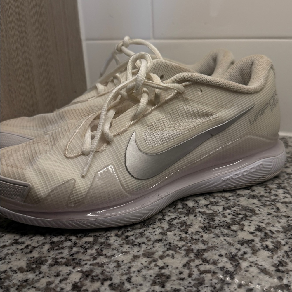 Nike White Vapor Pro Shoes